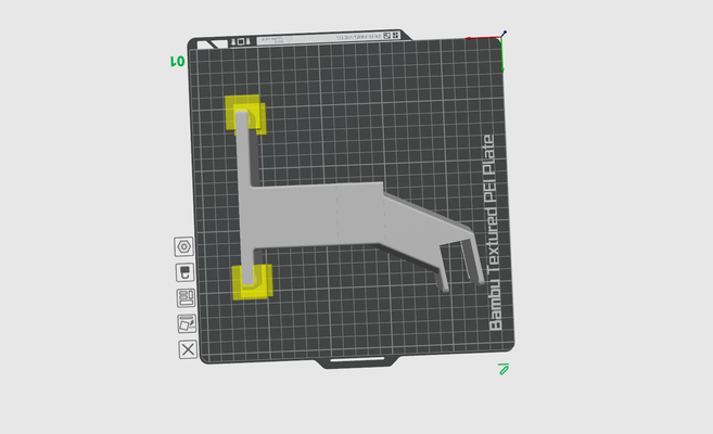 yeniden düzenleme ams hafif binmek duvar alternatif a1 kısa kol karıştırılmış by söğüt 3d yazıcı aksesuarlar kolu aksesuar amlit dirsek adaptör 3d print model - Mito3D