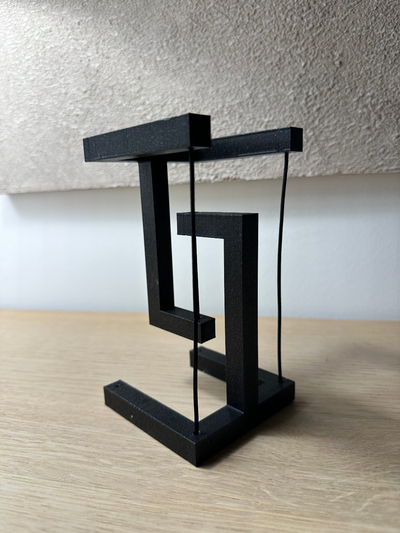 impossible tenségrité table by jonasme art sculptures suspendu suspendre flottant 3d print model - Mito3D