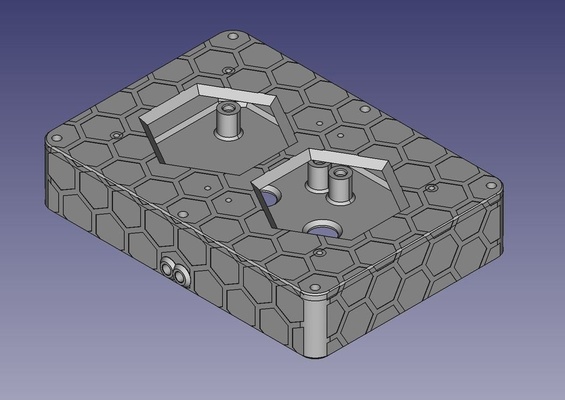 double planches couple vesc 6 enceinte by aarontech2 loisir diy trampa vesc6 3d print model - Mito3D