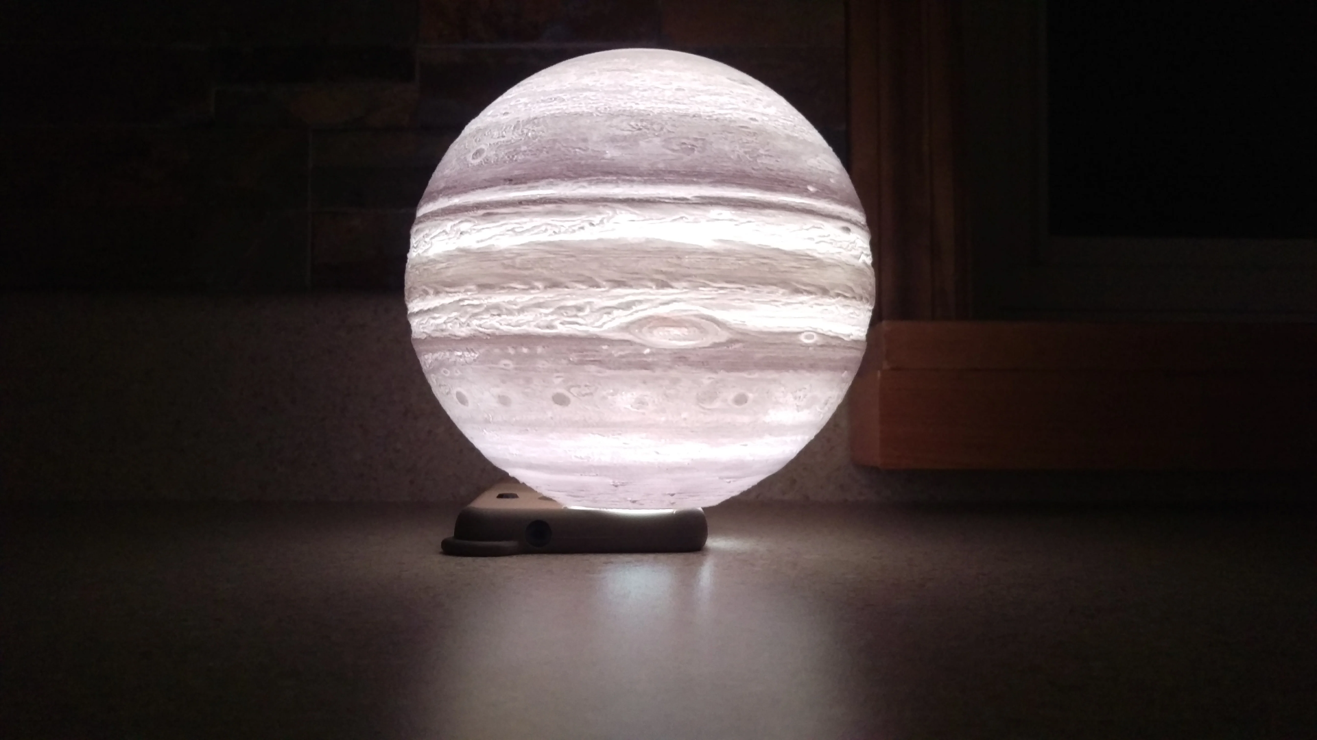 giove by rynosaurus rex formazione scolastica fisica astronomia pianeti pianeta litografia litofania spazio luna lampada luce solare sistema 3D print model - Mito3D