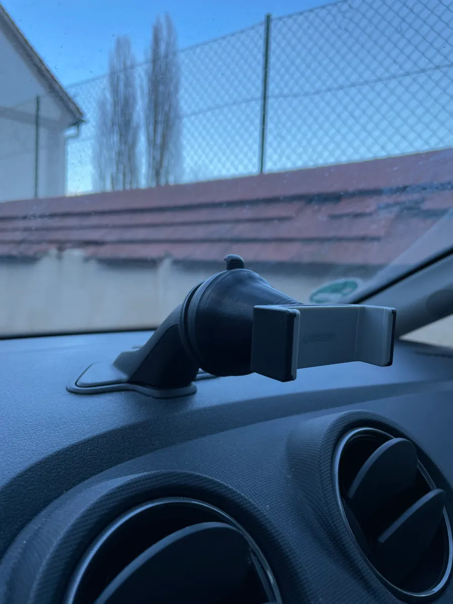 asiento gps soporte to smartphone adaptador by b3rnd8 pasatiempo bricolaje diy vehiculos vw volkswagen coche vehiculo abrazadera montar respiradero rejilla ventilación 3D print model - Mito3D