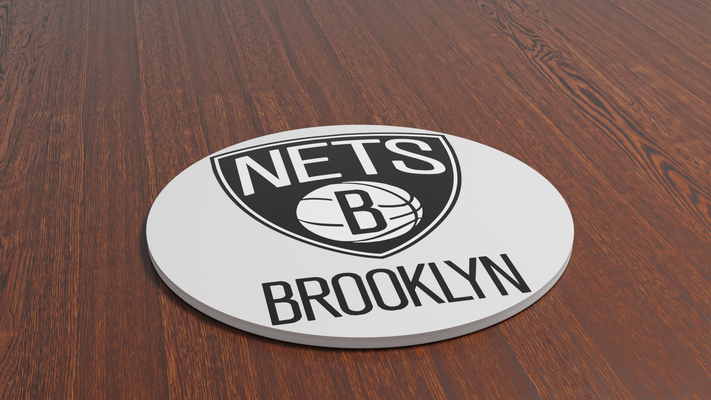 brooklyn ağlar bardak altlığı by miker73 ev halkı dekor brooklynnet 39 ler nba basketbol 3d print model - Mito3D