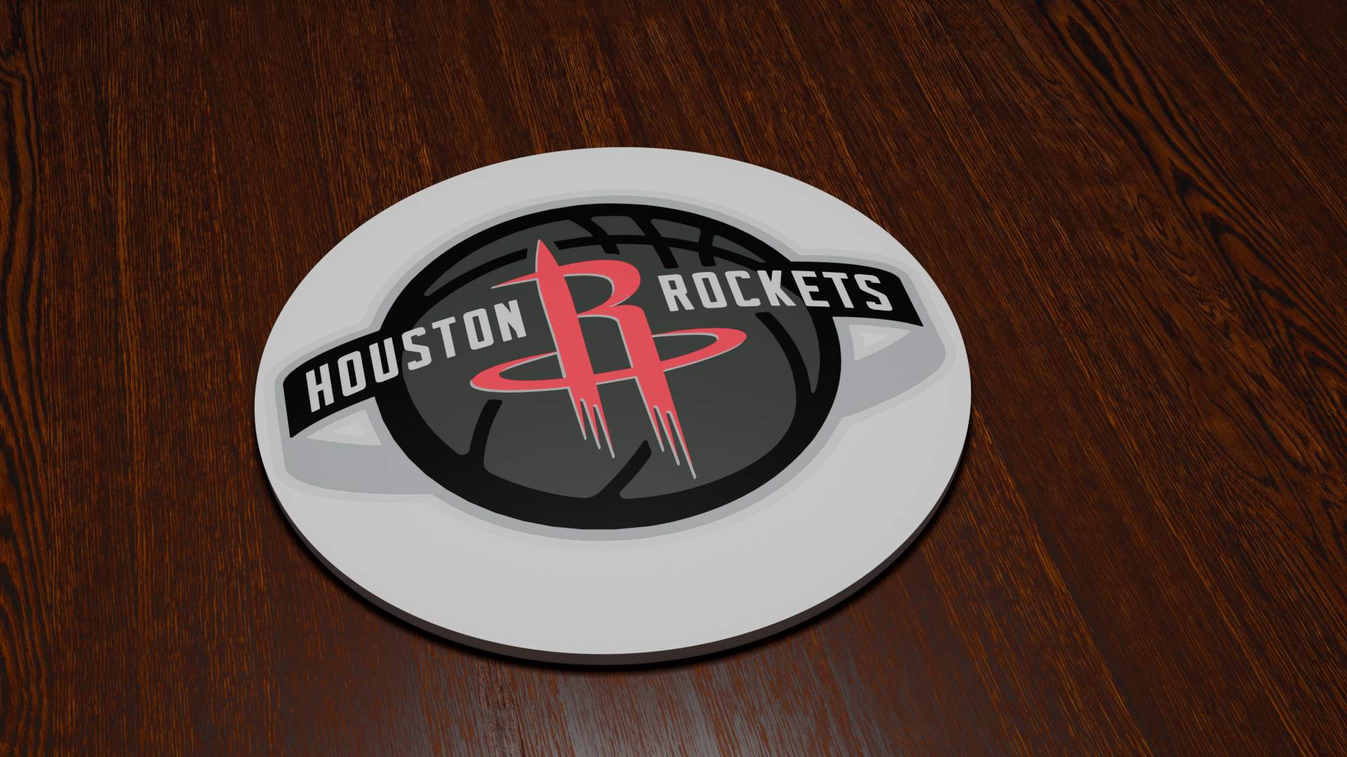 houston foguetes montanha russa by miker73 casa decoração foguetes houston nba basquetebol 3D print model - Mito3D