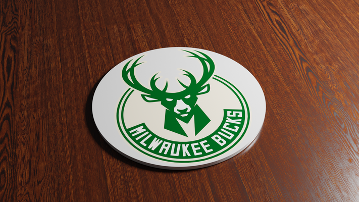 milwaukee dollari sottobicchiere by miker73 domestico arredamento milwaukeebucks nba sottobicchieri pallacanestro 3d print model - Mito3D