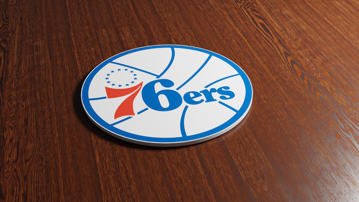 filadelfia 76ers sottobicchiere by miker73 domestico arredamento philadelphia76ers nba pallacanestro sottobicchieri 3d print model - Mito3D