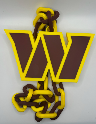 washington comandantes logotipo by conta robland arte sinais logotipos futebol nfl 3d print model - Mito3D