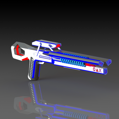 lazer tabanca by 3dxav sahne cosplays silahı silah arma pistola syfy bilim 3d print model - Mito3D