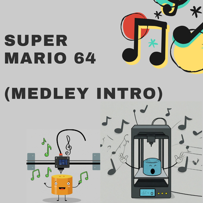 a1 super mario 64 mélange intro by chat tonnerre 3d imprimante accessoires mini musique bruit 3d print model - Mito3D