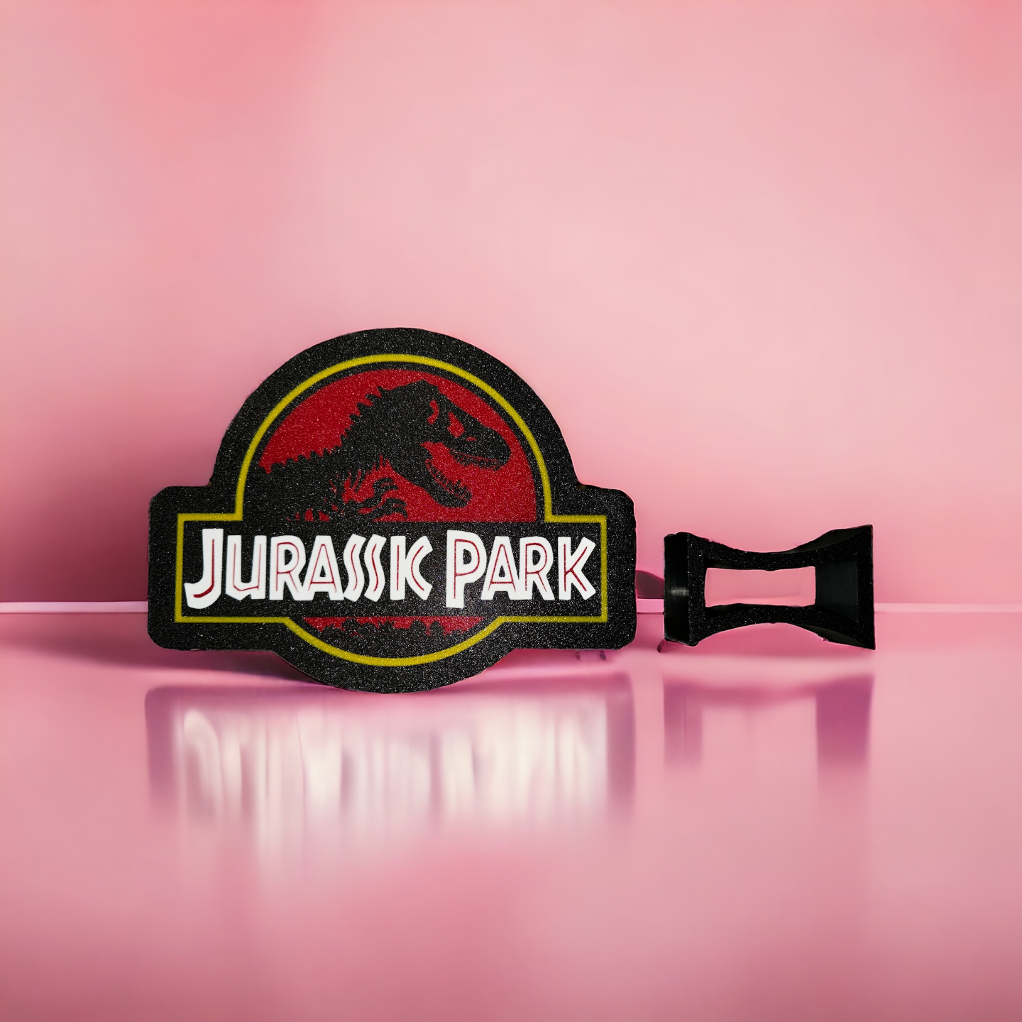 jurassique parc boite lumière lampe led signe supporter by allumer ménage décor boîte dinosaure to sam niel laura dern trex rapace film 3D print model - Mito3D