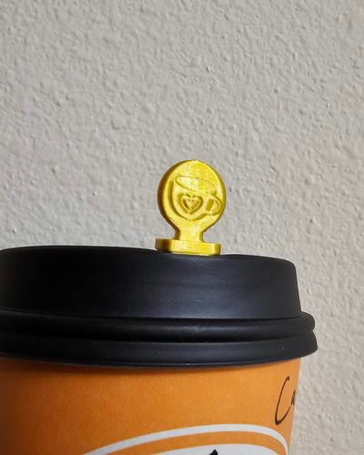 café bouchon by carlos sais ménage bureau starbucks couvercle thé 3d print model - Mito3D