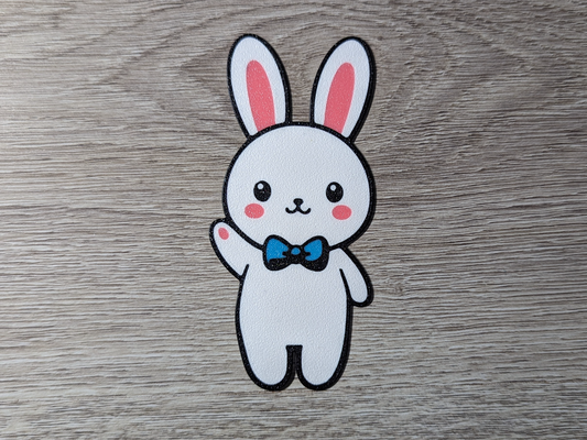 heureux pâques lapin by triple miniatures animaux mignonne mignonanimal multicolore ams animal vacances lapins enfants afficher fête 3d print model - Mito3D