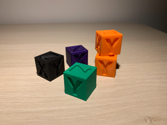 calibration cube by xeraj 3d printer test models xyz 3d print model - Mito3D