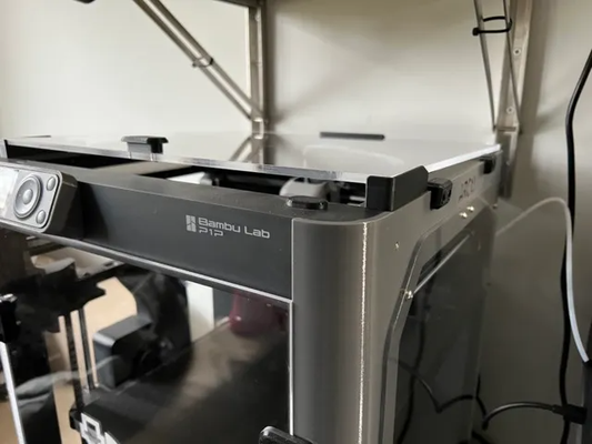 p1p distanziatore remixato by pretzel 3d stampante accessori coperchiodistanziatore aggiornamento 3d print model - Mito3D