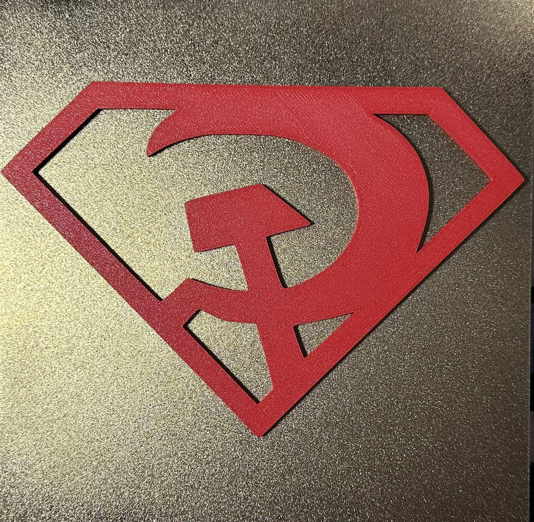 superhombre rojo hijo símbolo by kyfry85 arte 2d mundo clark kent rusia madre 3D print model - Mito3D