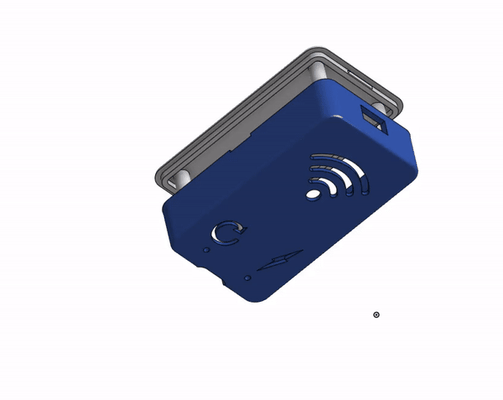 esp 8266 allegato by ppastur passatempo fai elettronica esp8266 astuccio guaina scatola mcu pcb montaggio circuito stampato 3d print model - Mito3D