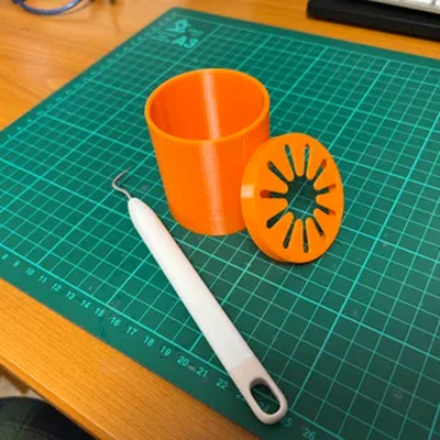 jäten topf vinyl schneiden by craig96 werkzeuge cricut werkzeug miniatur hersteller 3 3d print model - Mito3D