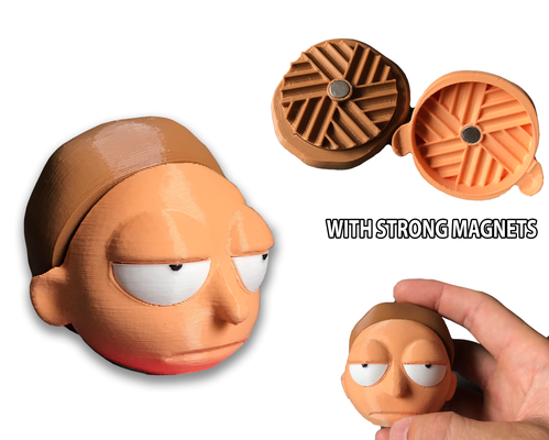 rick & morty grinder - morty's mind blower by filar3d toys games characters 3d print model - Mito3D