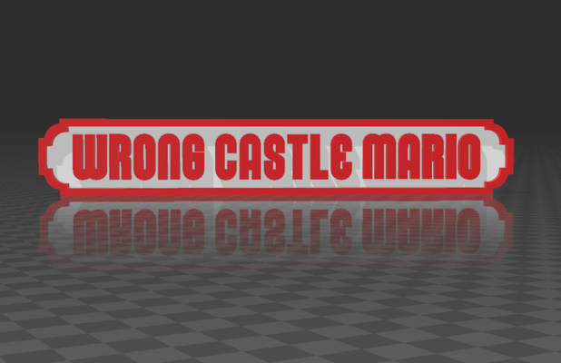 incorrecto castillo mario by eradicus arte modelos 3d print model - Mito3D