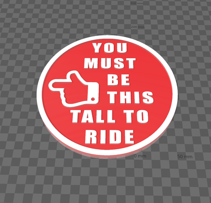 be tall to ride by eradikus art models 3d print model - Mito3D