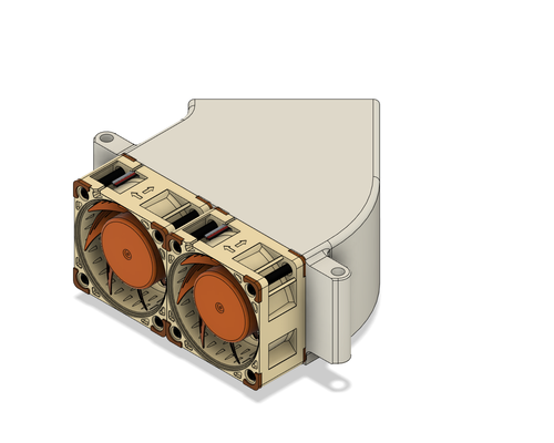 printdry profi 3 ruhig ventilator änderung by brandon raineri 3d drucker teile noctua printdrypro leise filamenttrockner trockner 3d print model - Mito3D