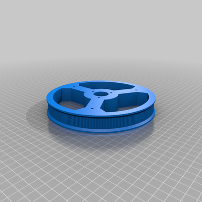 270 tooth gt2 pully by raptordemon education physics & astronomy gt2pulley 3d print model - Mito3D