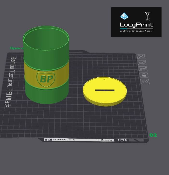 bp lfass f r m nzen und desvantagem insulina by lucyprint ferramentas aparelhos behaelter muenze muenzen dinheiro caneta 3D print model - Mito3D