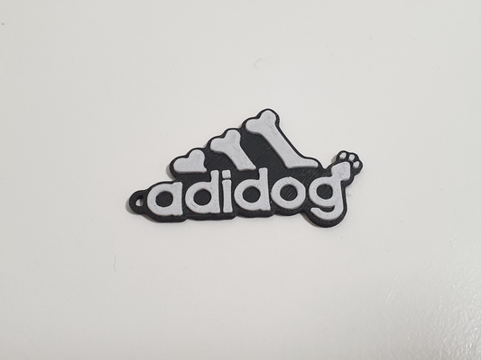 abonnieren schlüsselbund by ba97 kunst 2d adidas hund schlüsselring knochen haustier 3d print model - Mito3D