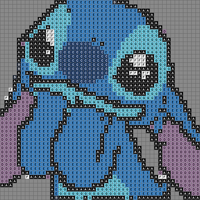 stitch pixel puzzle by mariob generative 3d model maker lilo 8bit 3d print model - Mito3D