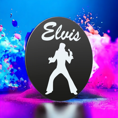 elvis presley teller by suppe 3d haushalt dekor tafel geschenk disko 3d print model - Mito3D