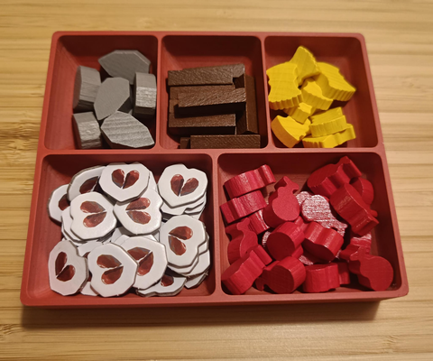 paleo juego mesa organizador by isquemia juguetes juegos tablero expansión 3d print model - Mito3D