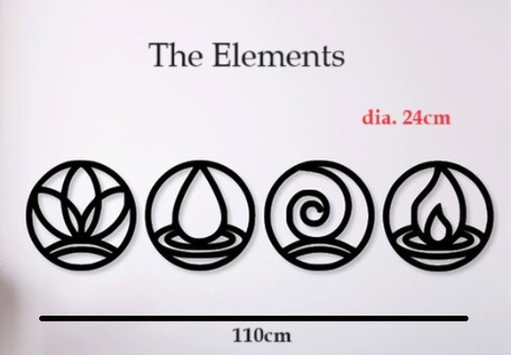 parede arte elementos by reuter corporação 2d decoração elemento 3d print model - Mito3D