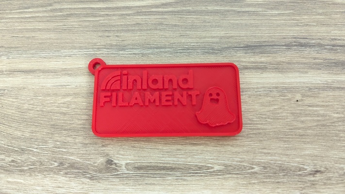 inland filament ghost keychain by micro center- hobby & diy vehicles halloween keychains microcenter inlandfilament 3d print model - Mito3D