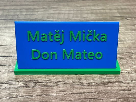 impreso etiqueta by don mateo 3d impresora accesorios tarjeta 3d print model - Mito3D