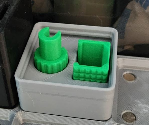 gridfinity 1 square holder ams disconnect tools bv3d version by raptordemon 3d printer parts 3d print model - Mito3D