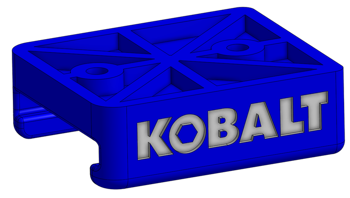 kobalt battery holder by mechengineering tools organizers 3d print model - Mito3D