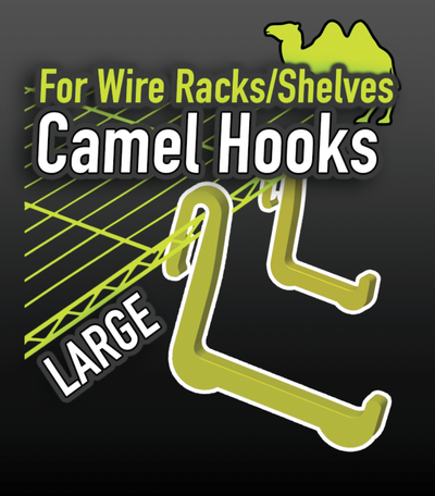 camel hook - large by k2 kevin tools organizers rack wire hooks 3d print model - Mito3D