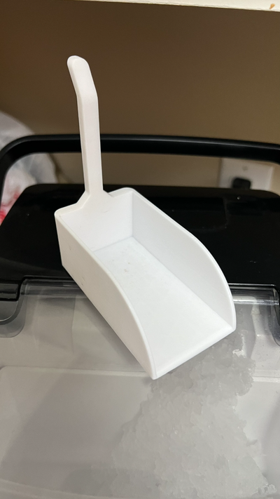 ice scoop by 3rdcoastprinting household house models 3d print model - Mito3D