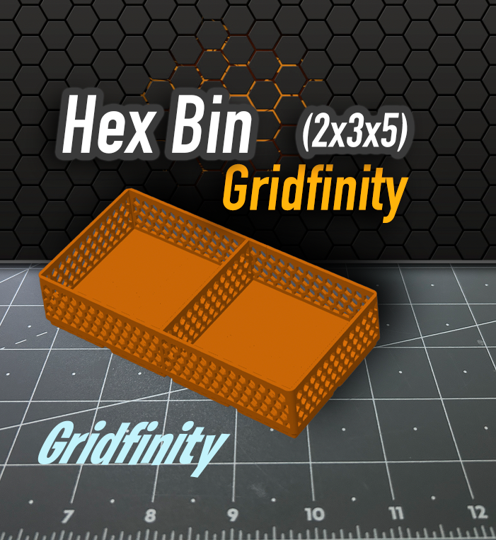 maleficio compartimiento w divisor gridfinity 2x3x5 by k2 kevin herramientas organizadores gridfinitybin 3D print model - Mito3D