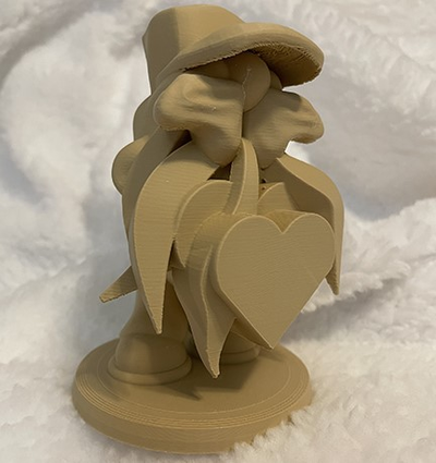 camionista cappello gnomo by funfam3d domestico arredamento carina amore san valentino giorno fricchettone 3d print model - Mito3D