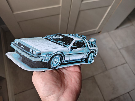 forja chapéus deloreano volta futuro retorna al futuro by natale206 generativo 3d modelo litofano voltar marty martymcfly 2d 3d print model - Mito3D