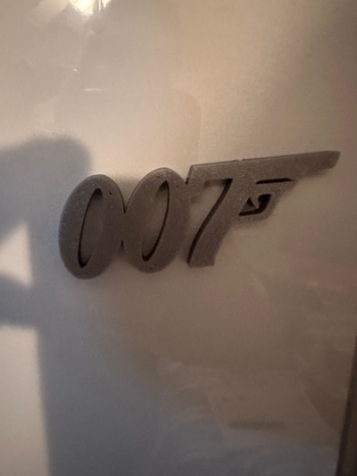 007 james bond magnet by goldiesvinyl household decor fridge 3d print model - Mito3D