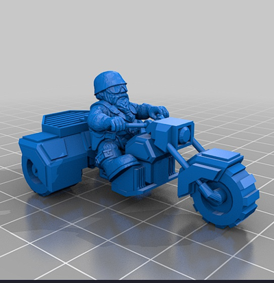 combate bicicleta jinete espacio by samantha256 3d impresora accesorios 3d print model - Mito3D