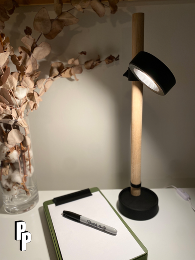 led lamp kit - adjustable desk by prestige prototype household office bambu design p1s p1p x1c a1 mini minimalist work 3d print model - Mito3D