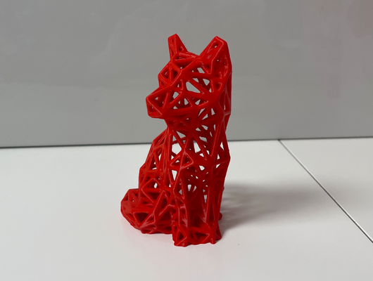 renard voronoi by mikeproch ménage décor poly 3d print model - Mito3D