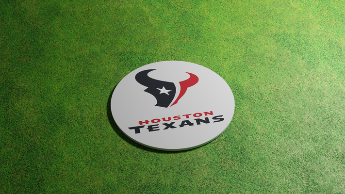 houston texans coaster by miker73 ménage décor nfl football verre 3d print model - Mito3D