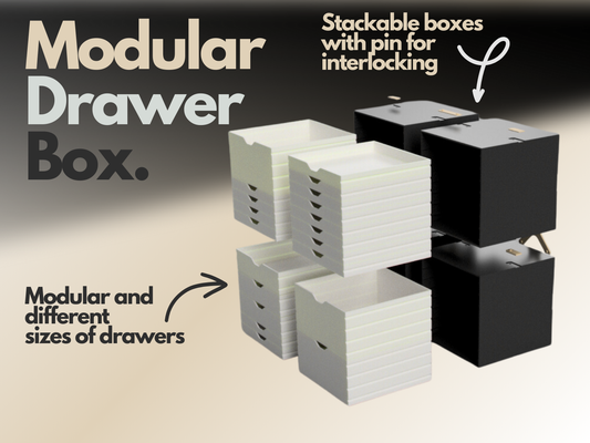 modulare cassetto scatola by gabb 99 domestico ufficio cassetti x grande scegliere minimo conservazione negozio hotend attrezzo utensili hotendbox cassetta degli attrezzi organizzatore pulito assemblaggio 3d print model - Mito3D