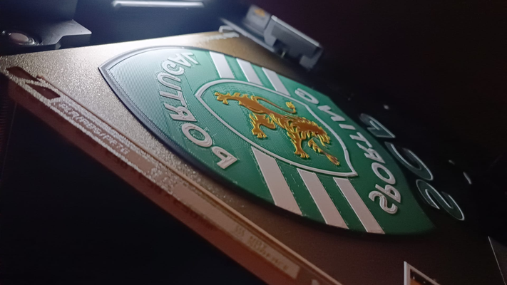 lightbox sporting clube portugal scp by carlos moreira hobby & diy art luminaire luminaria football 3d print model - Mito3D