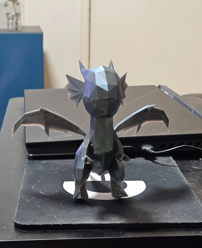 fractale dragon by beamr39 miniatures créatures 3d impression 3d print model - Mito3D