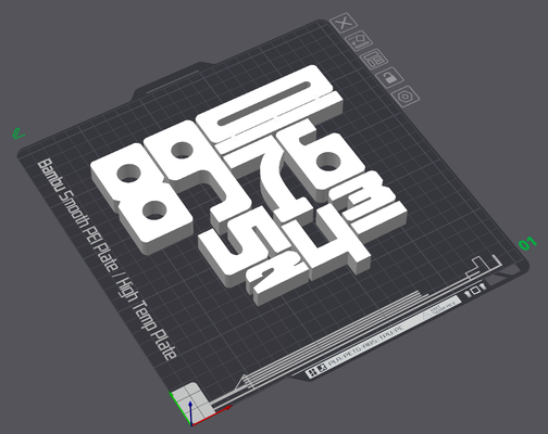 blocs chiffres remixé by éducation mathématiques bloix 3d print model - Mito3D