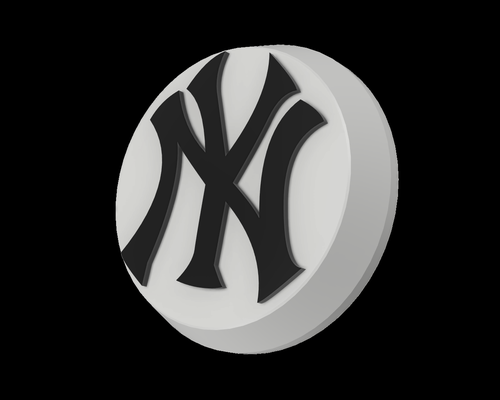 extruder rad deckel taste center york yankees logo a1 a1mini by aleks89 3d drucker zubehör ny yankee startseite mantel extruderkappe werkzeugkopf werkzeugkopfabdeckung window 3d print model - Mito3D